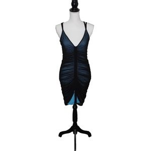 POSTER GRL BLUE MESH DRESS